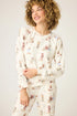 Pj Salvage Ruff On The Range Dog Print Long Sleeve Top